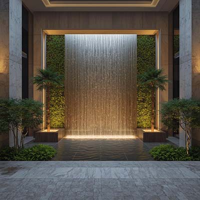 ترميم واجهة مبنى تجاري